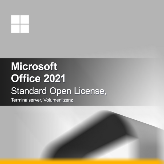 Microsoft Office 2021 Standard Open License, Terminalserver, volumlisens