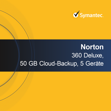 Norton 360 Deluxe, 50 GB cloudové zálohování 5 zařízení