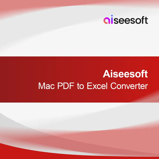 Aiseesoft Mac PDF to Excel Converter