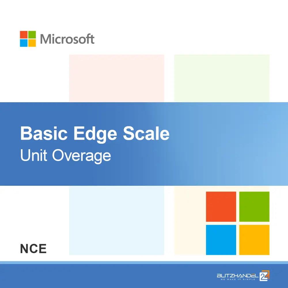 Grundlæggende Edge Scale-enhed Overforbrug (NCE)