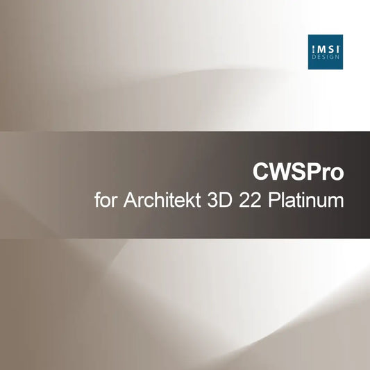 CWSPro til Architekt 3D 22 Platinum