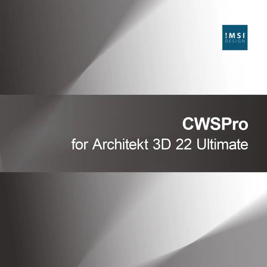 CWSPro til Architekt 3D 22 Ultimate