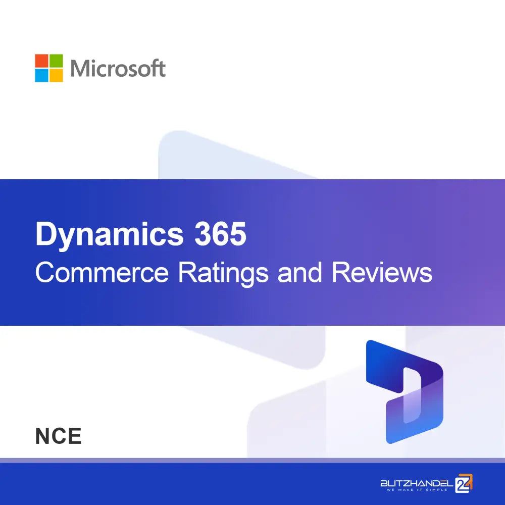 Ocene in pregledi Dynamics 365 Commerce (NCE)