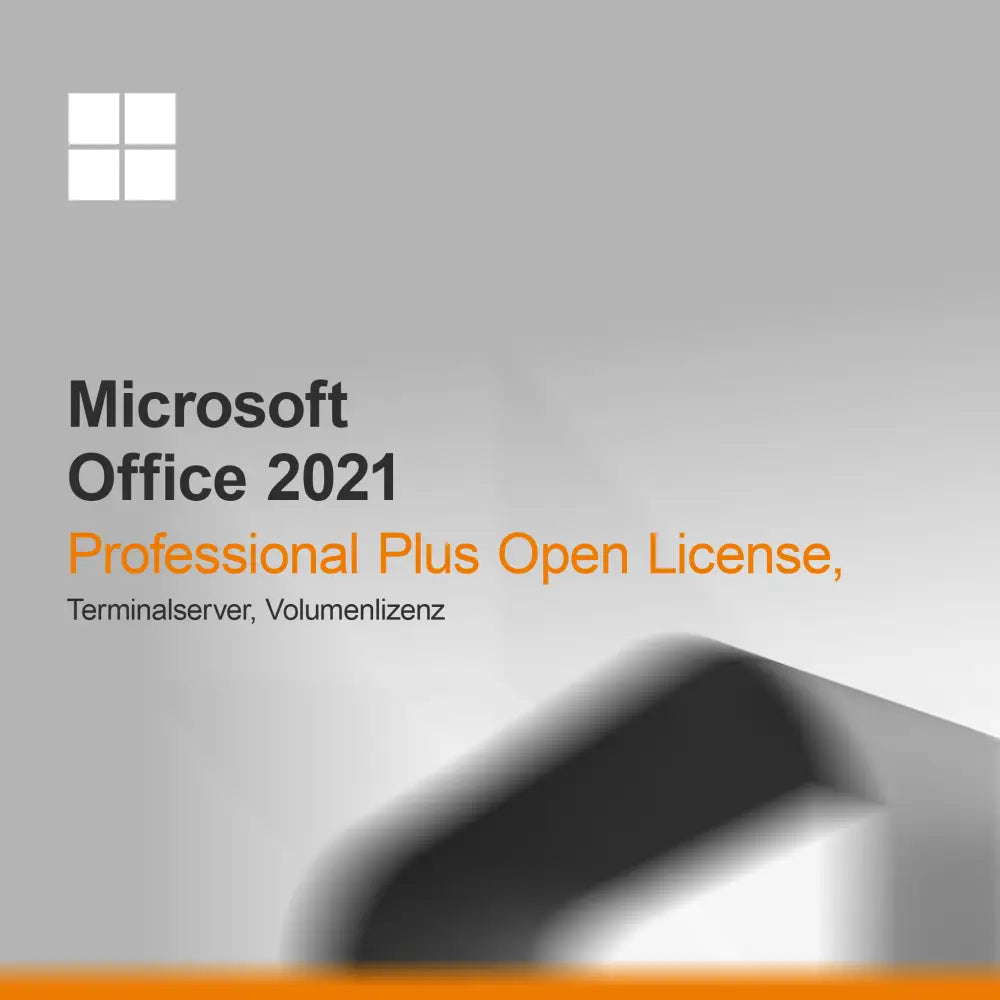 Microsoft Office 2021 Professional Plus Отворен лиценз, Терминален сървър, Обемен лиценз