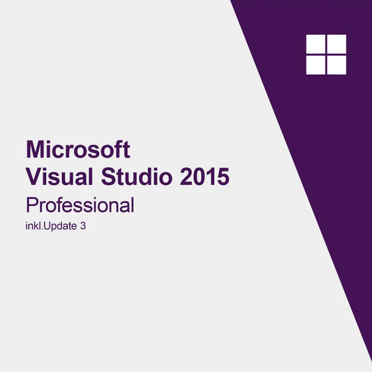 Microsoft Visual Studio 2015 Professional incl. Atualização 3