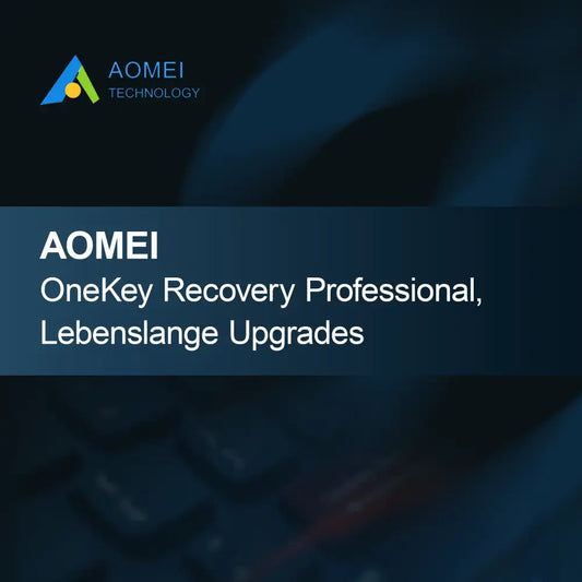 AOMEI OneKey Recovery Professional, aggiornamenti a vita