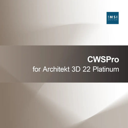 CWSPro for Architekt 3D 22 Platin